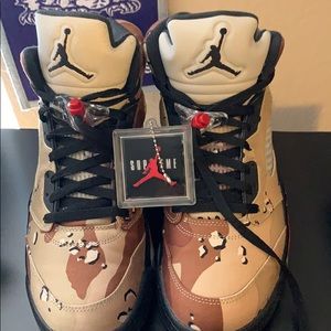 Jordan 5 Supreme desert Camo